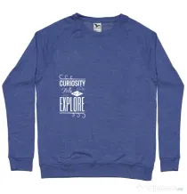Bluza ADLER barbat Curiosity Albastru melanj