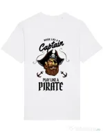 Tricou STANLEY STELLA barbat Play like a pirate Alb