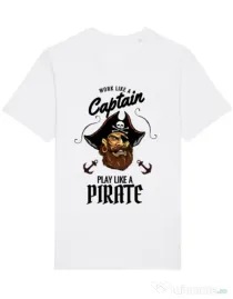 Tricou STANLEY STELLA barbat Play like a pirate Alb