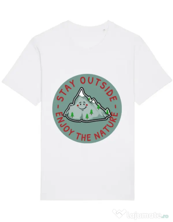 Tricou STANLEY STELLA barbat Stay outside Alb