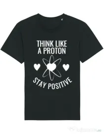 Tricou STANLEY STELLA barbat Stay positive Negru