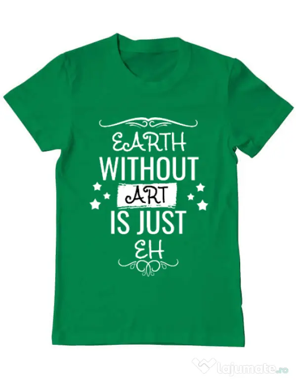 Tricou ADLER barbat Earth without art Verde mediu