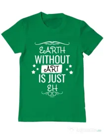 Tricou ADLER barbat Earth without art Verde mediu