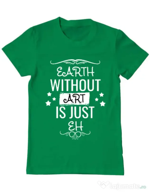 Tricou ADLER barbat Earth without art Verde mediu