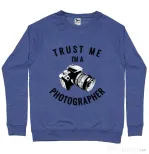 Bluza ADLER barbat I’m a photographer Albastru melanj