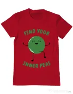 Tricou ADLER barbat Inner peas Rosu