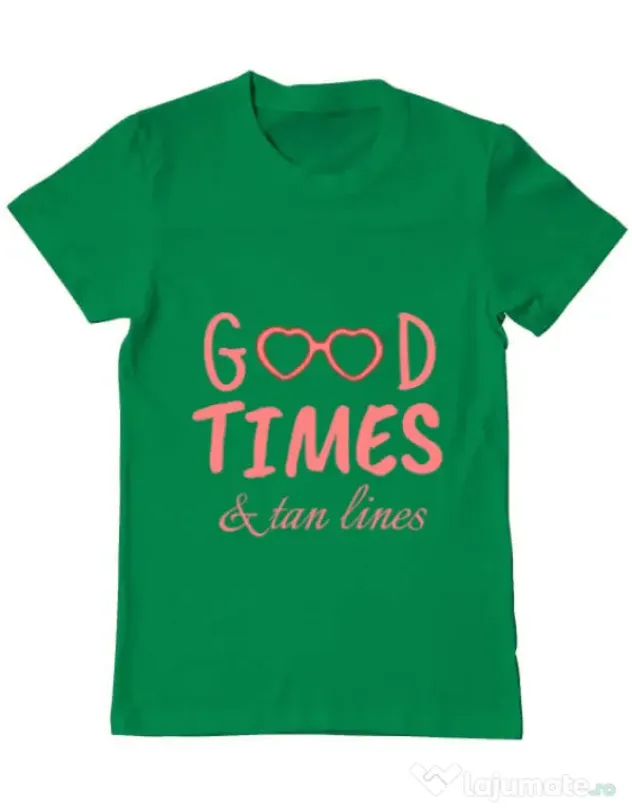 Tricou ADLER barbat Tan lines Verde mediu