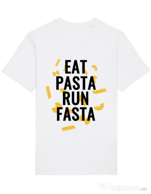 Tricou STANLEY STELLA barbat Eat pasta Alb