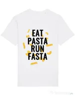 Tricou STANLEY STELLA barbat Eat pasta Alb