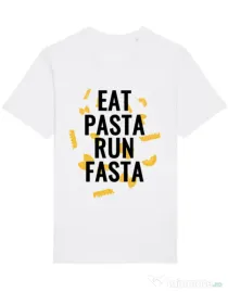 Tricou STANLEY STELLA barbat Eat pasta Alb