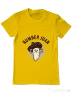 Tricou ADLER barbat Number Juan Galben