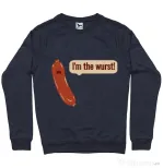 Bluza ADLER barbat I’m the wurst Denim inchis