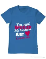 Tricou ADLER barbat I’m not spoiled Albastru azuriu