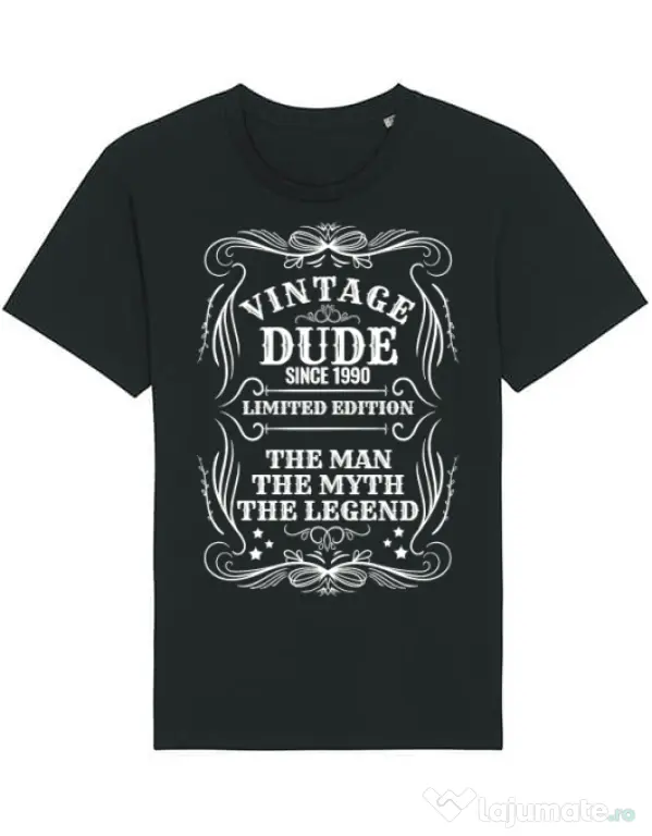 Tricou STANLEY STELLA barbat Vintage dude Negru