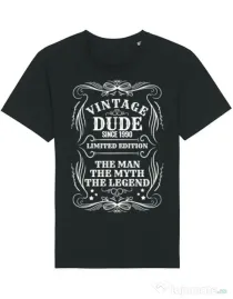Tricou STANLEY STELLA barbat Vintage dude Negru