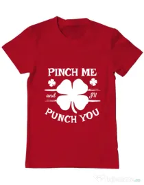 Tricou ADLER barbat Pinch me Rosu