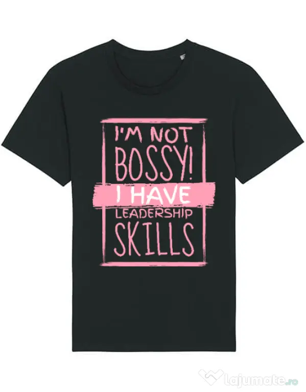 Tricou STANLEY STELLA barbat I’m not bossy Negru