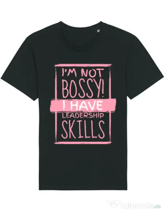 Tricou STANLEY STELLA barbat I’m not bossy Negru