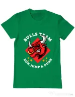 Tricou ADLER barbat Run jump & dunk Verde mediu