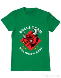 Tricou ADLER barbat Run jump & dunk Verde mediu