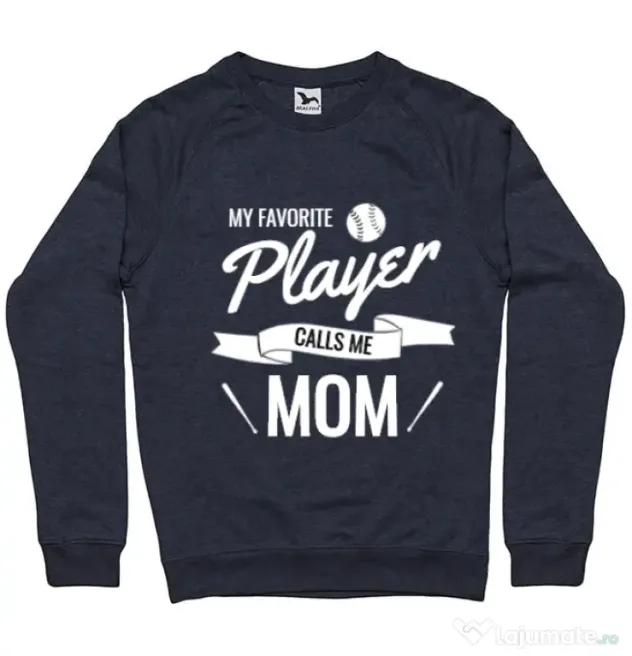 Bluza ADLER barbat My favorite player Denim inchis