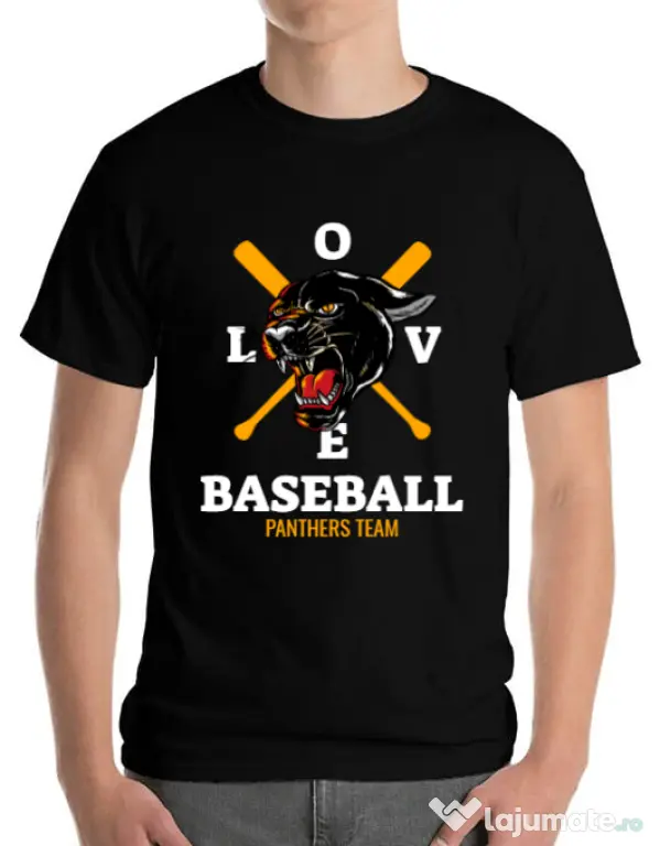 Tricou ADLER barbat Panthers team Negru