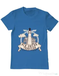 Tricou ADLER barbat Tradition Albastru azuriu