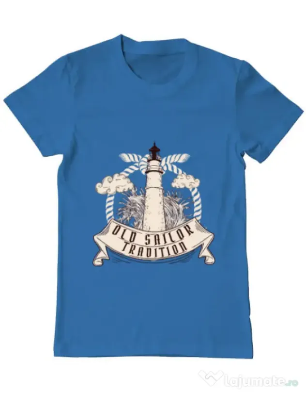 Tricou ADLER barbat Tradition Albastru azuriu