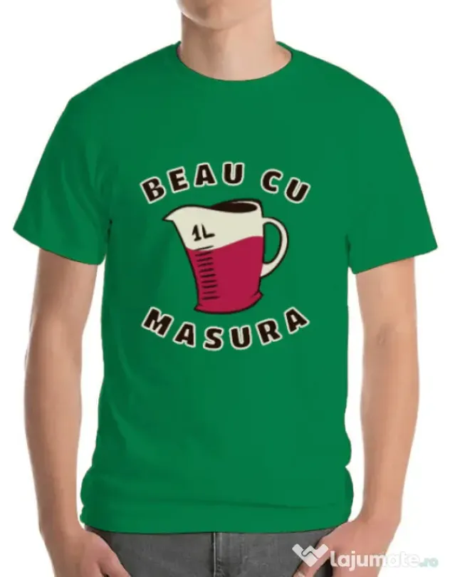 Tricou ADLER barbat Beau cu masura Verde mediu