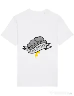 Tricou STANLEY STELLA barbat Dark and gloomy Alb