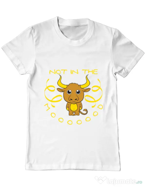 Tricou ADLER barbat Not in the mood Alb