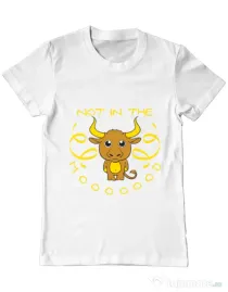 Tricou ADLER barbat Not in the mood Alb