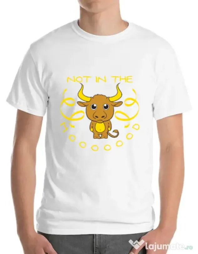 Tricou ADLER barbat Not in the mood Alb