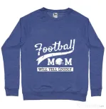 Bluza ADLER barbat Football mom Albastru melanj
