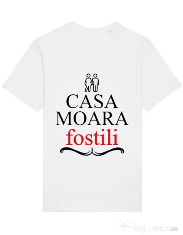 Tricou STANLEY STELLA barbat Casa moara fostili Alb