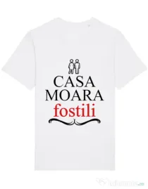 Tricou STANLEY STELLA barbat Casa moara fostili Alb