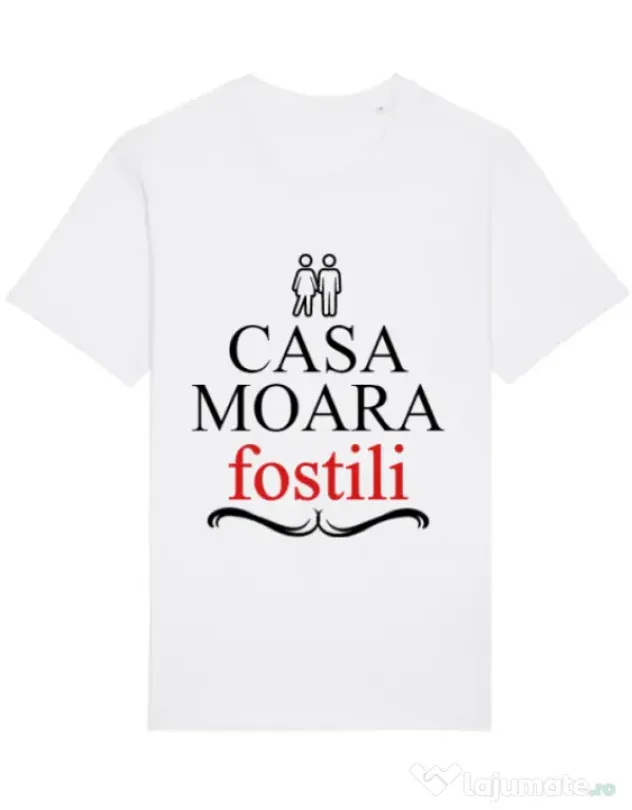 Tricou STANLEY STELLA barbat Casa moara fostili Alb