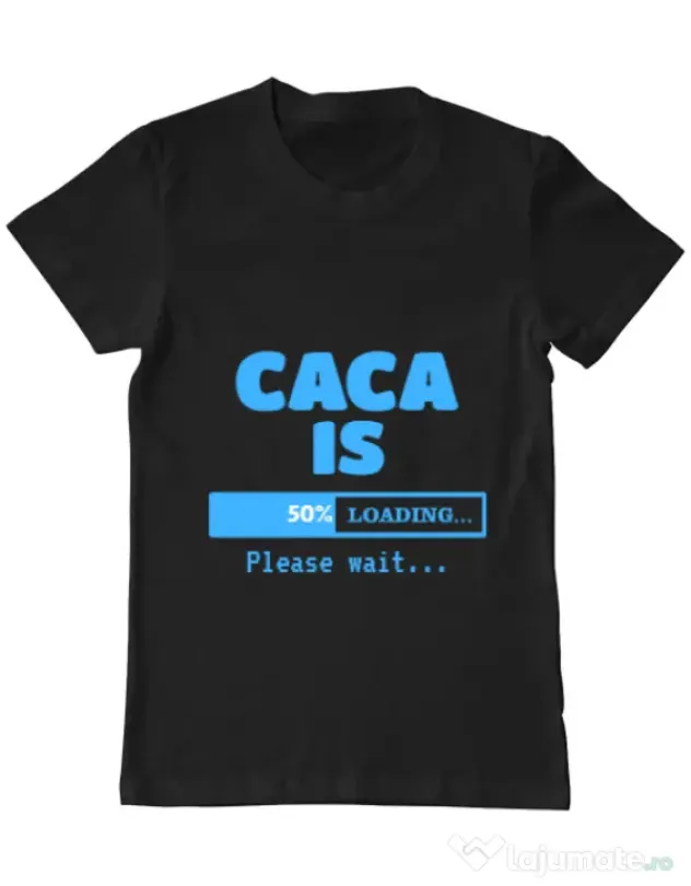 Tricou ADLER barbat Caca is loading Negru