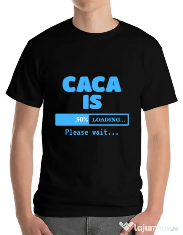 Tricou ADLER barbat Caca is loading Negru