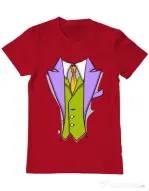 Tricou ADLER barbat Gentleman suit Rosu