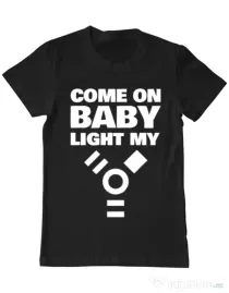 Tricou ADLER barbat Come on baby Negru