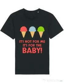 Tricou STANLEY STELLA barbat For the baby Negru