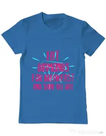 Tricou ADLER barbat Eat diamonds Albastru azuriu