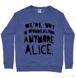 Bluza ADLER barbat Not in wonderland Albastru melanj