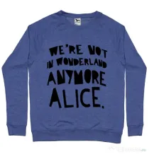 Bluza ADLER barbat Not in wonderland Albastru melanj