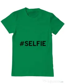 Tricou ADLER barbat Selfie Verde mediu