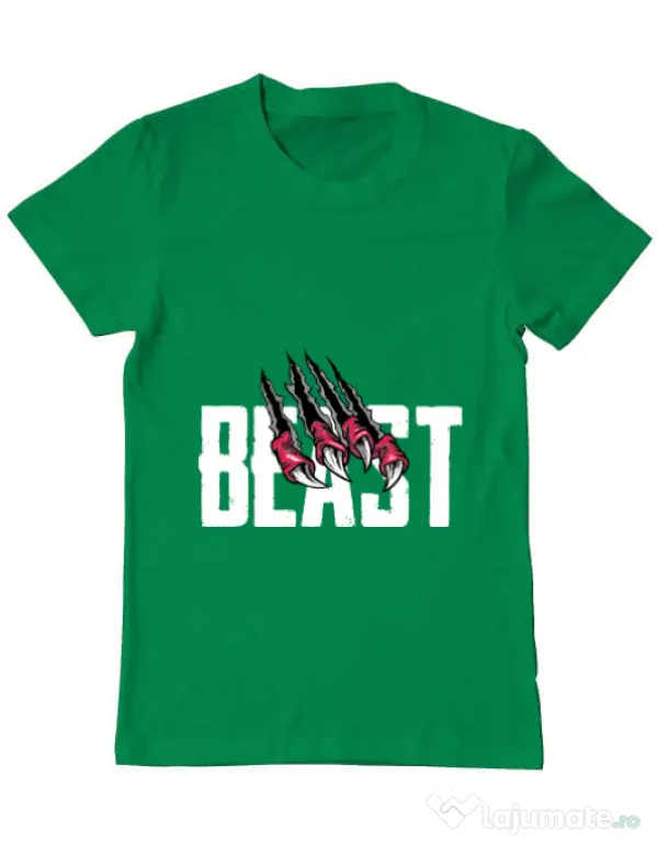 Tricou ADLER barbat Beast Verde mediu