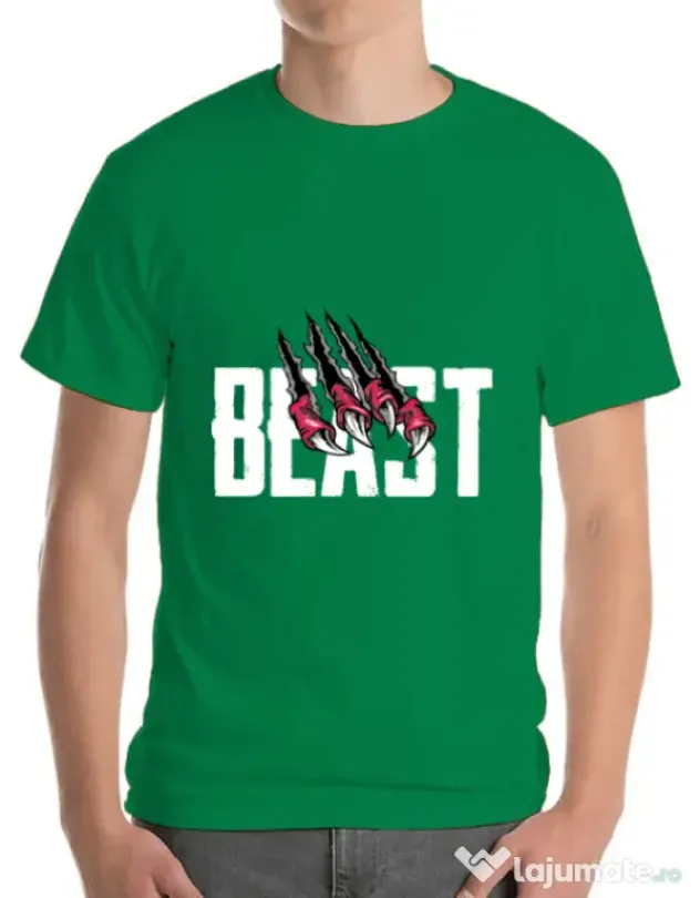 Tricou ADLER barbat Beast Verde mediu