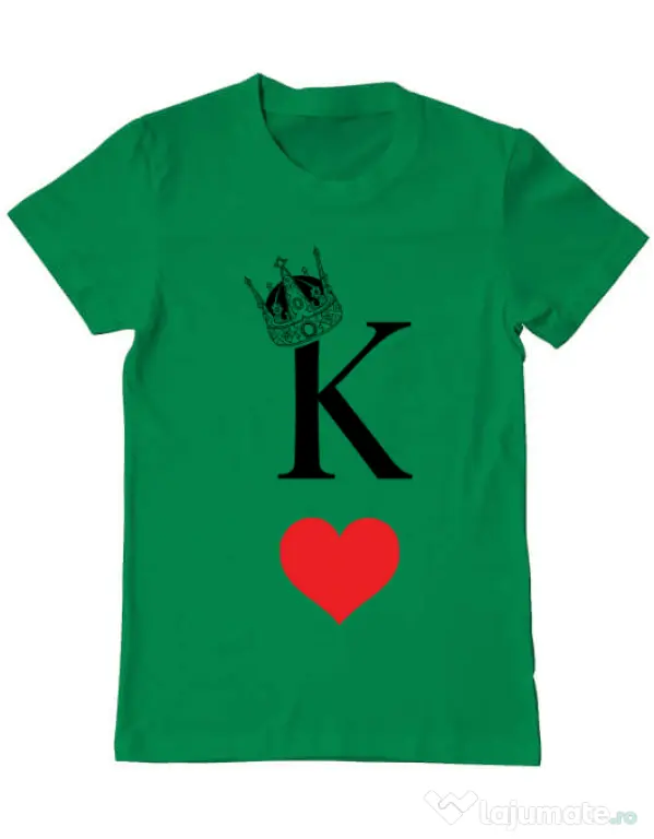 Tricou ADLER barbat Fancy King Verde mediu