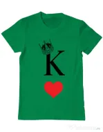 Tricou ADLER barbat Fancy King Verde mediu
